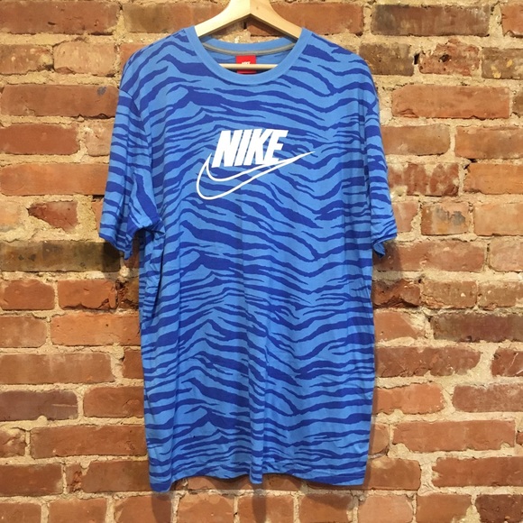 Nike Other - Nike Blue Zebra Tee